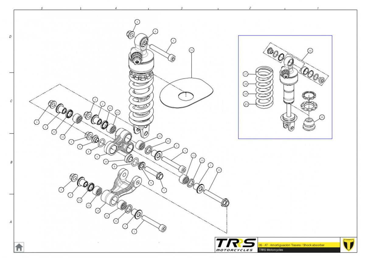 TRRS 2023 ONE RR ELECTRIC START — 05TR Amortizators