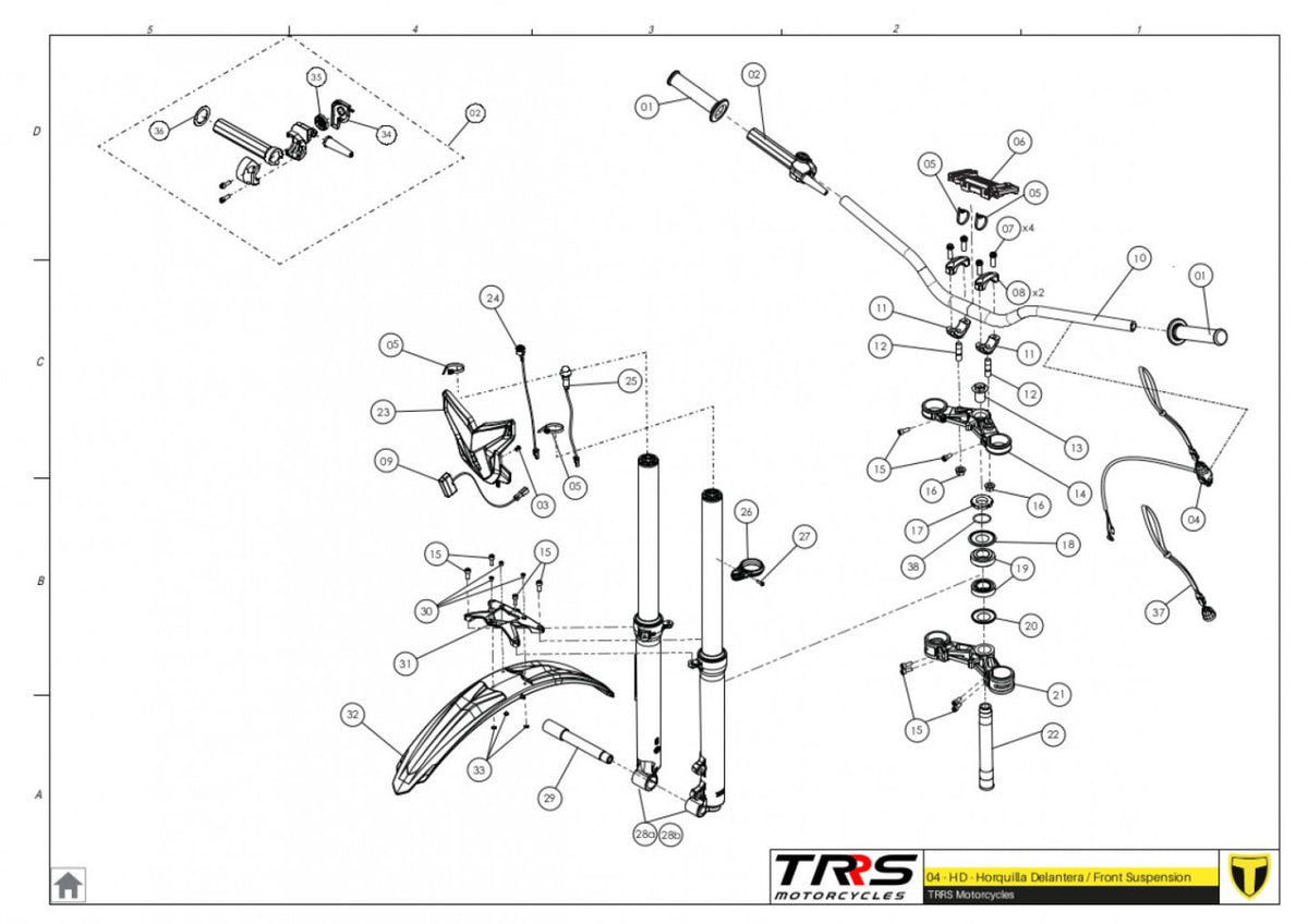 TRRS 2024 ONE RR — 04TR Balstiekārta