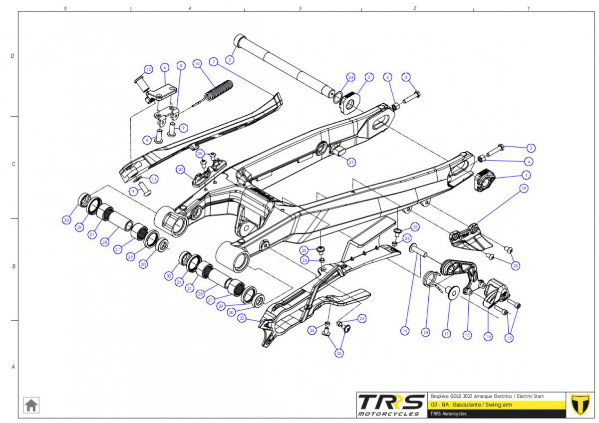 TRRS 2023 ONE GOLD ELECTRIC START — 03TR Svārsts