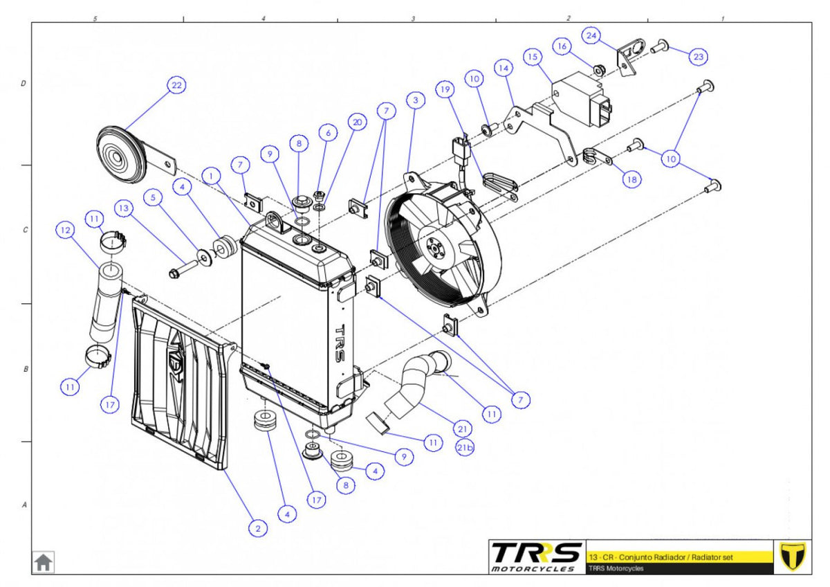 TRRS 2023 XTRACK ONE RR (HOMOLOGATED) — 13TR Radiators