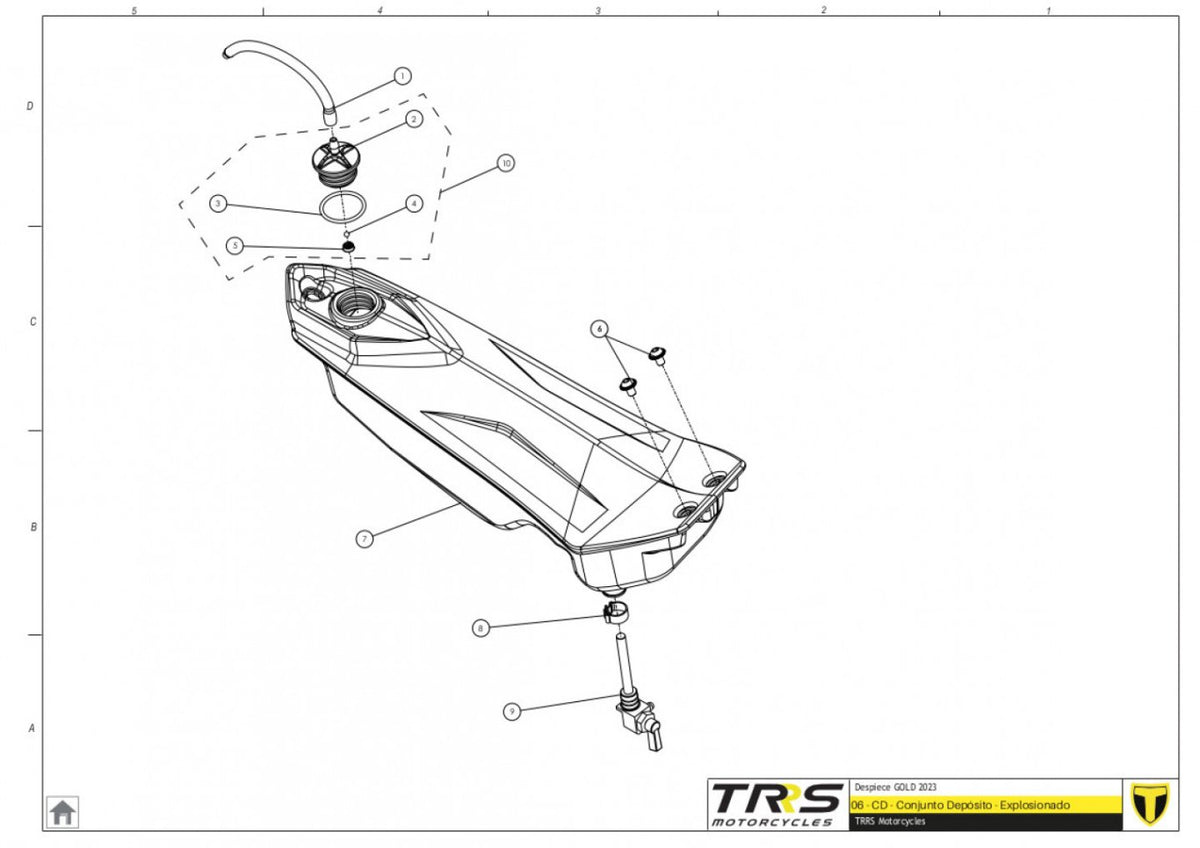 TRRS 2023 ONE GOLD — 06TR Degvielas tvertne