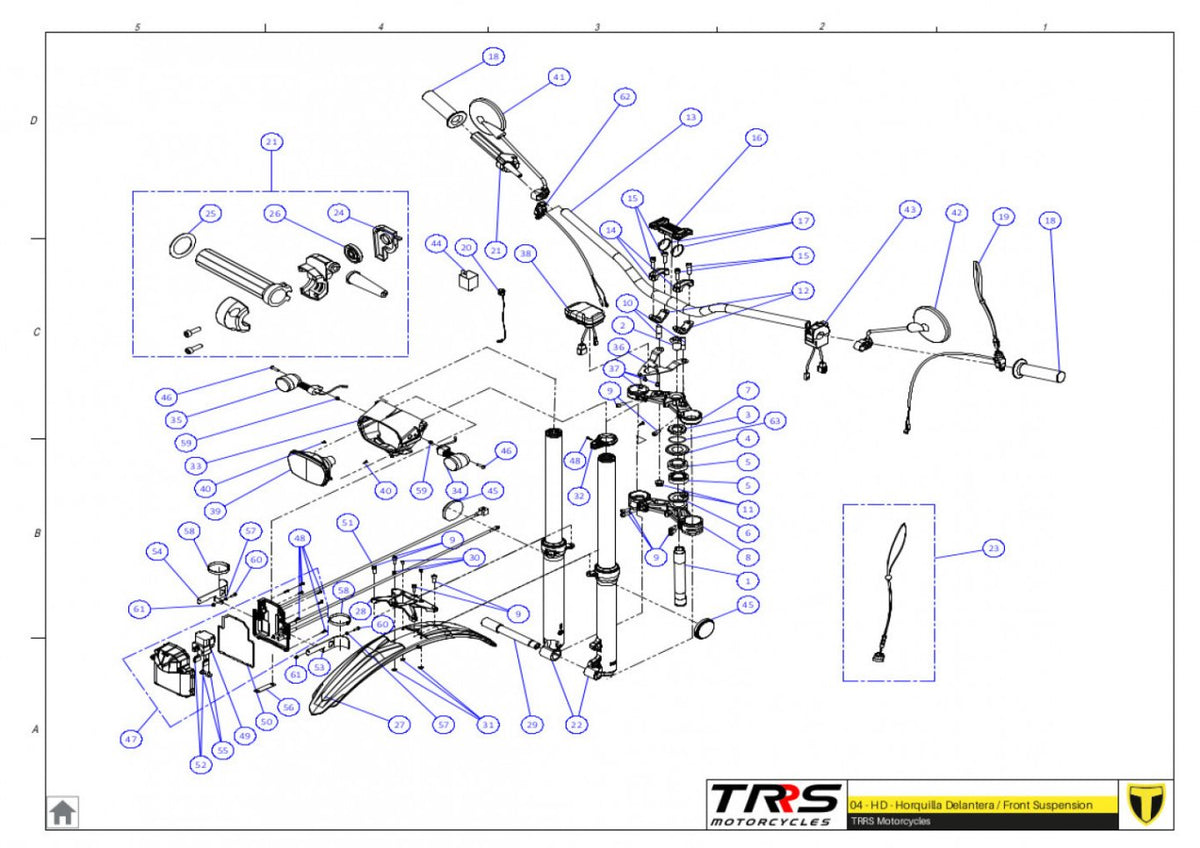 TRRS 2024 ONE RR ELECTRIC START (HOMOLOGATED) — 04TR Balstiekārta