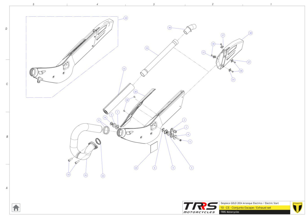 TRRS 2024 ONE GOLD ELECTRIC START — 10TR Izpūtējs