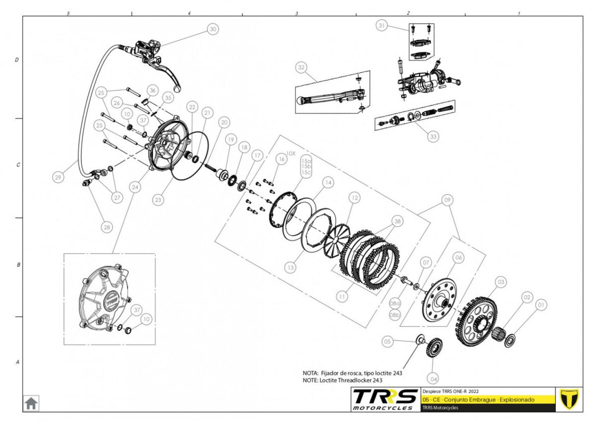 TRRS 2023 ONE R (COMPETITION) — 05MT Sajūgs