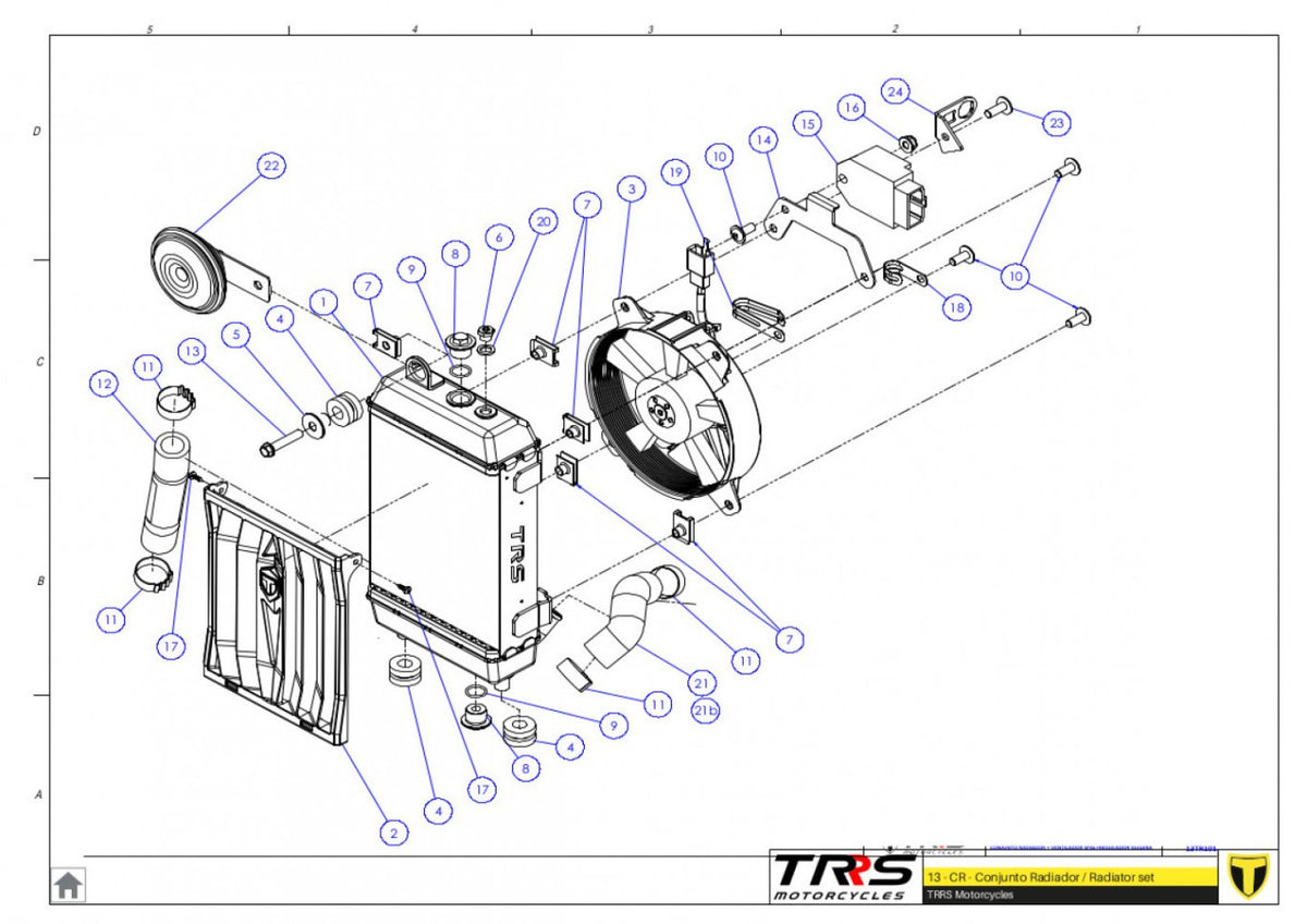 TRRS 2024 ONE RR (HOMOLOGATED) — 13TR Radiators