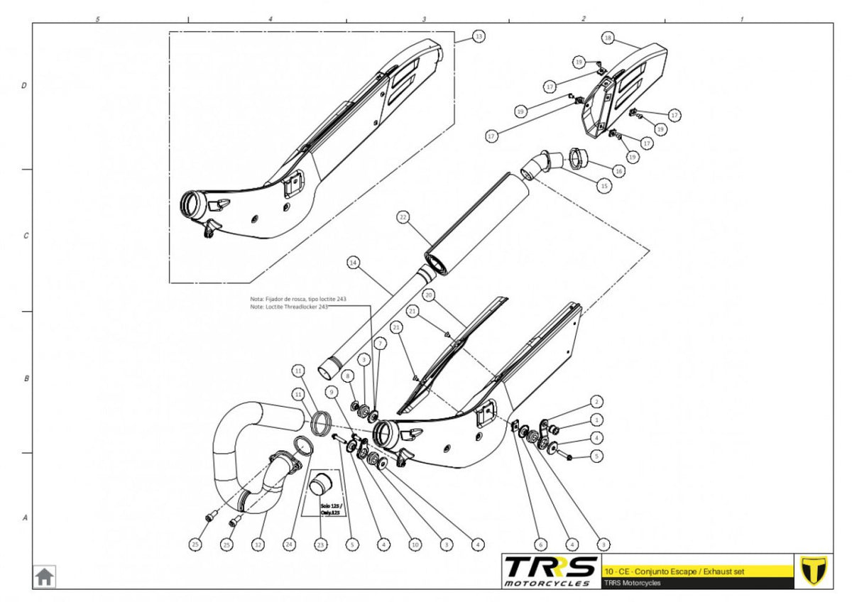 TRRS 2023 XTRACK ONE RR (COMPETITION) — 10TR Izpūtējs