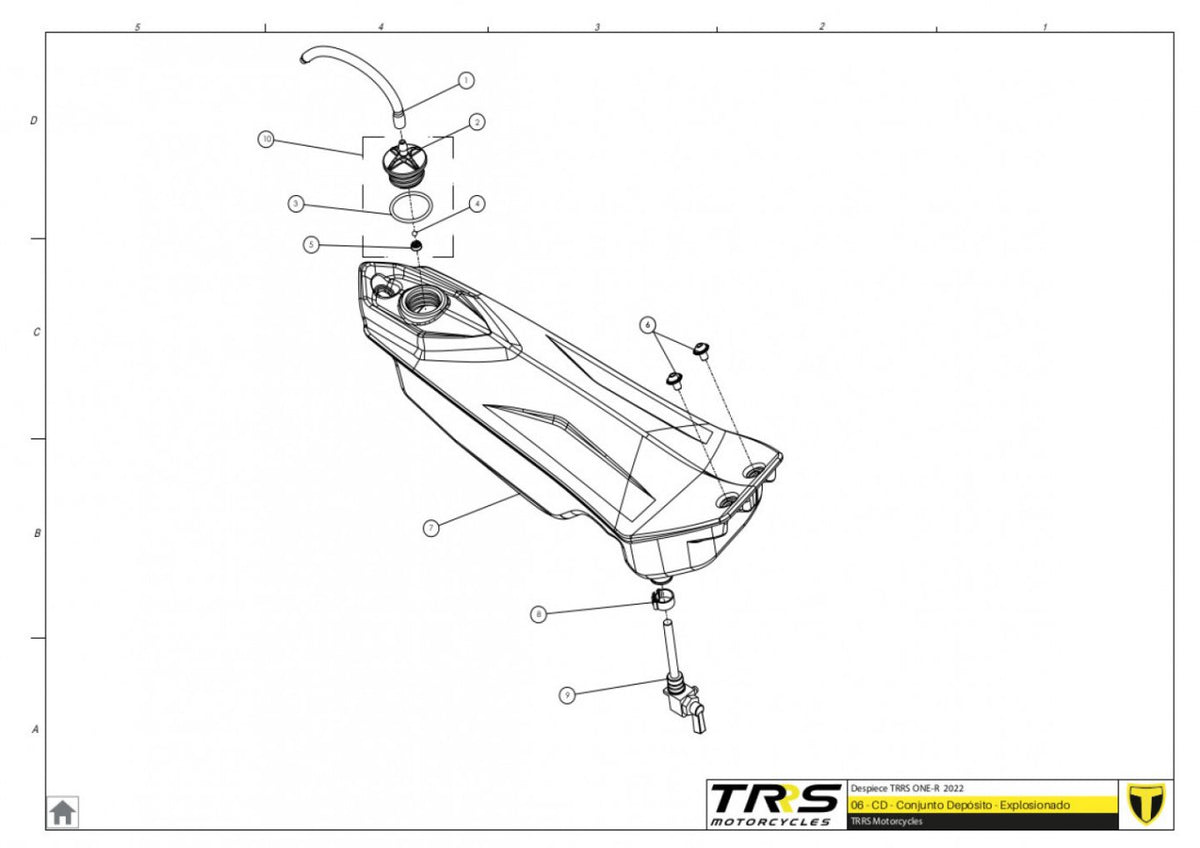 TRRS 2023 ONE R (COMPETITION) — 06TR Degvielas tvertne