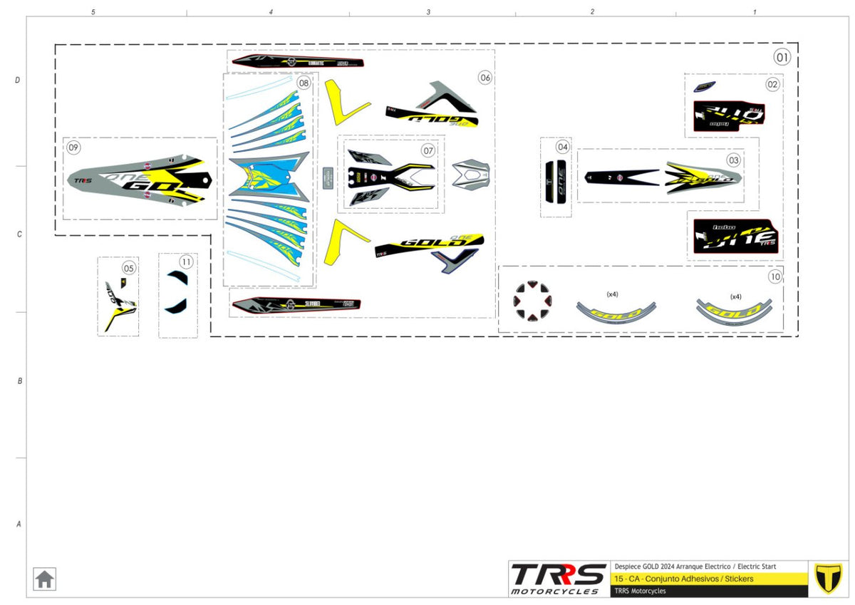 TRRS 2024 ONE GOLD ELECTRIC START — 15TR Uzlīmes