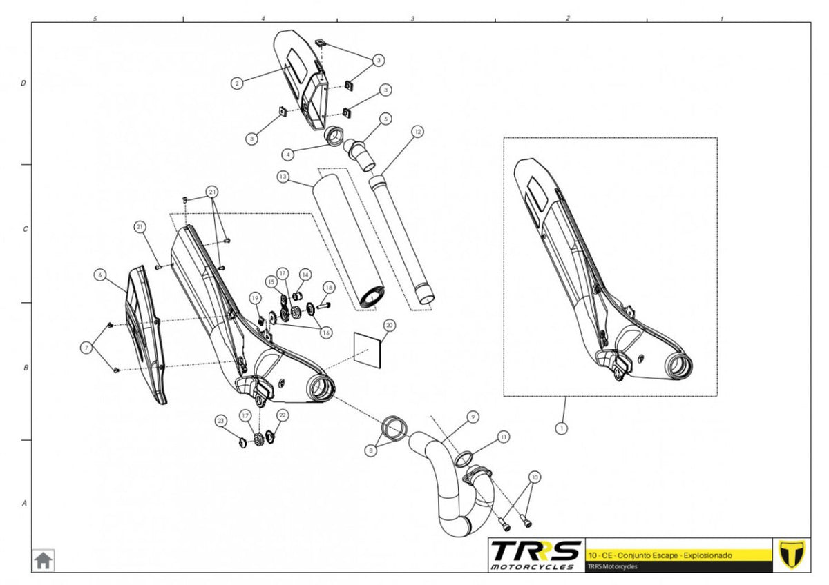 TRRS 2024 XTRACK ONE ELECTRIC START — 10TR Izpūtējs