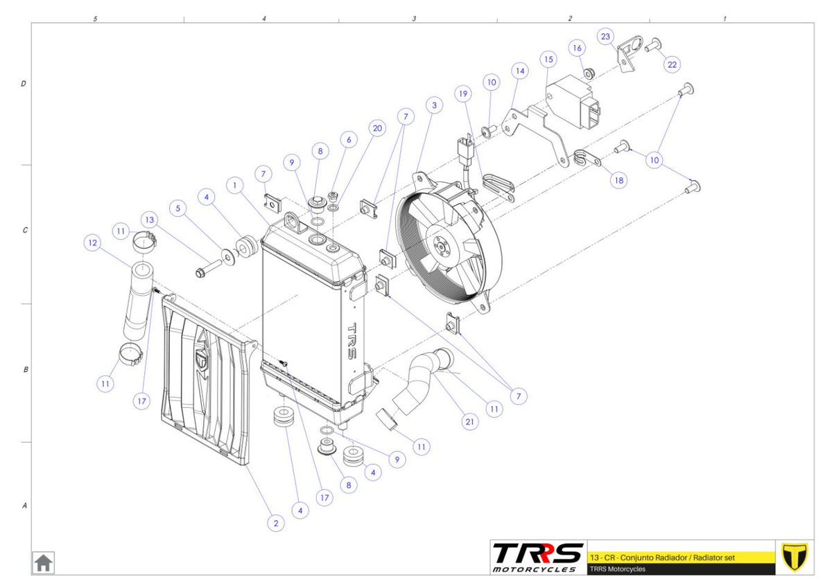 TRRS 2025 ONE RR ELECTRIC START — 13TR Radiators