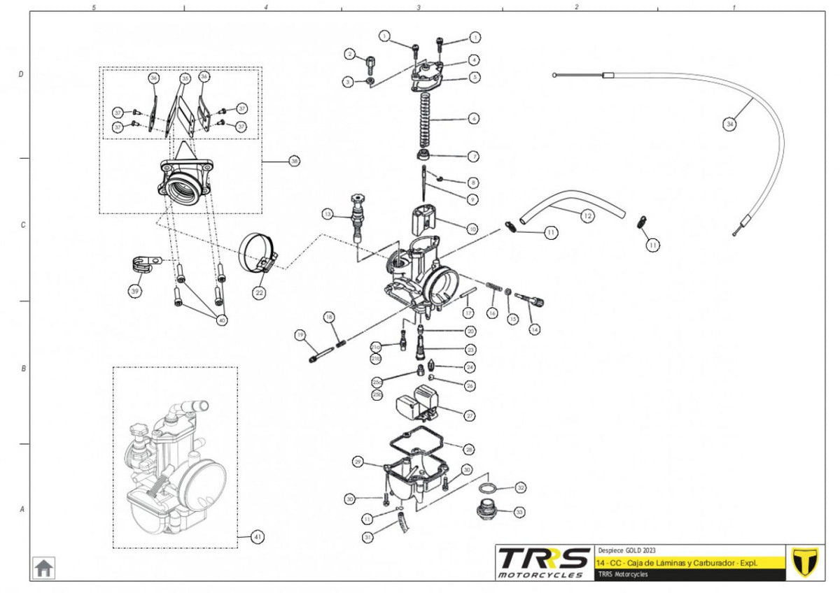 TRRS 2023 ONE GOLD — 14TR Karburators