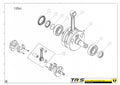 TRRS 2023 ONE RR — 04MT-125 Kloķvārpsta 125cc