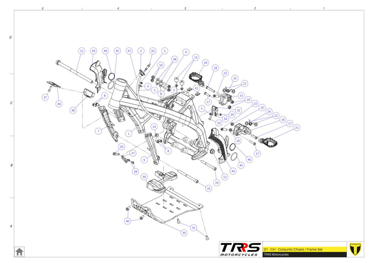 TRRS 2024 XTRACK ONE RR ELECTRIC START (COMPETITION) — 01TR Rāmis