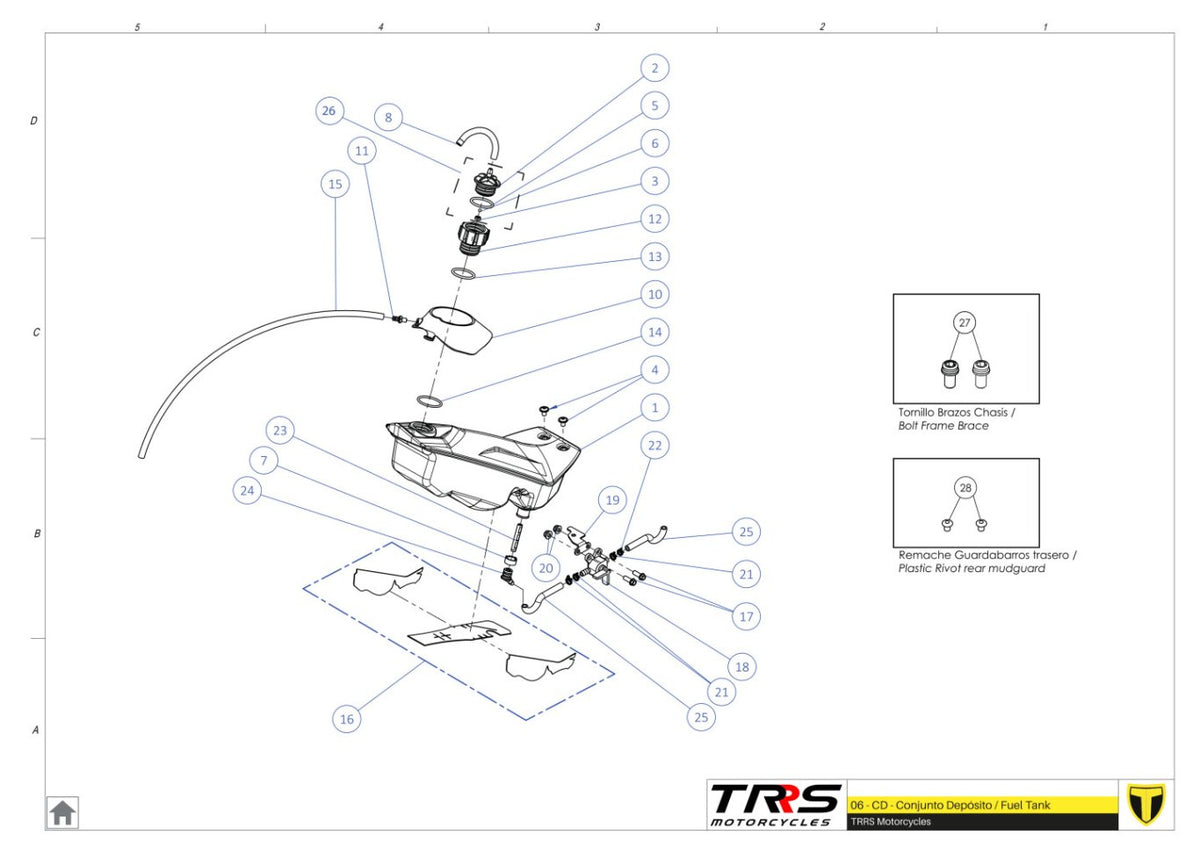 TRRS 2024 XTRACK ONE RR (HOMOLOGATED) — 06TR Degvielas tvertne