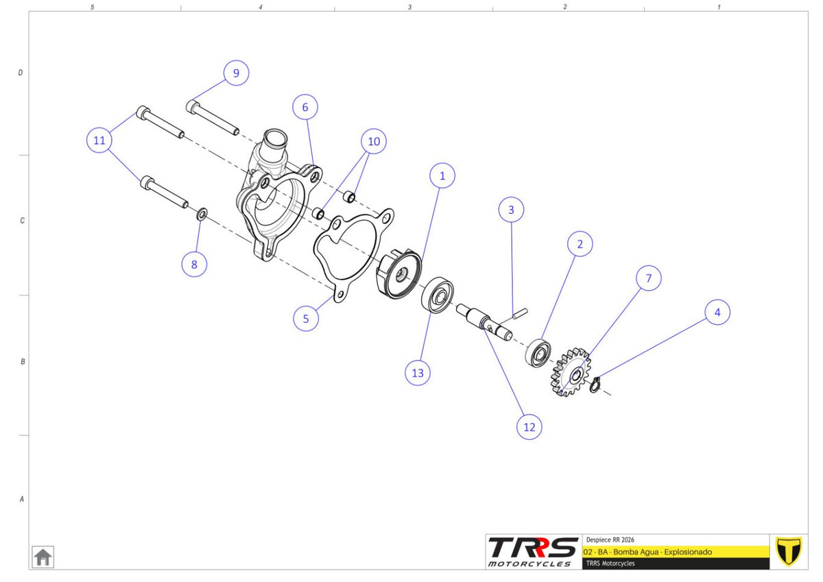 TRRS 2026 ONE RR — 02MT Ūdens sūknis