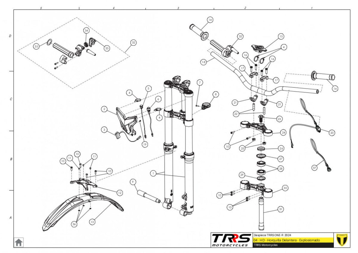 TRRS 2024 ONE R (COMPETITION) — 04TR Balstiekārta