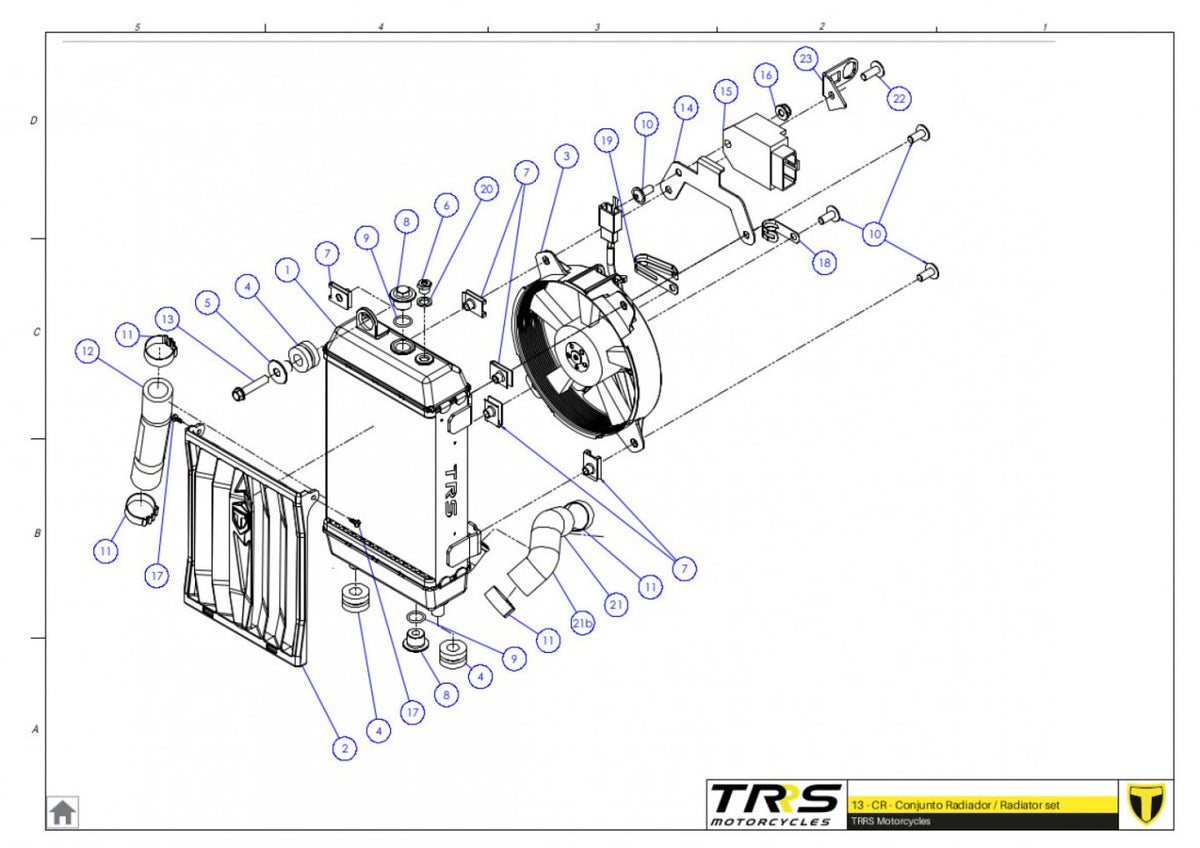 TRRS 2023 XTRACK ONE RR (COMPETITION) — 13TR Radiators