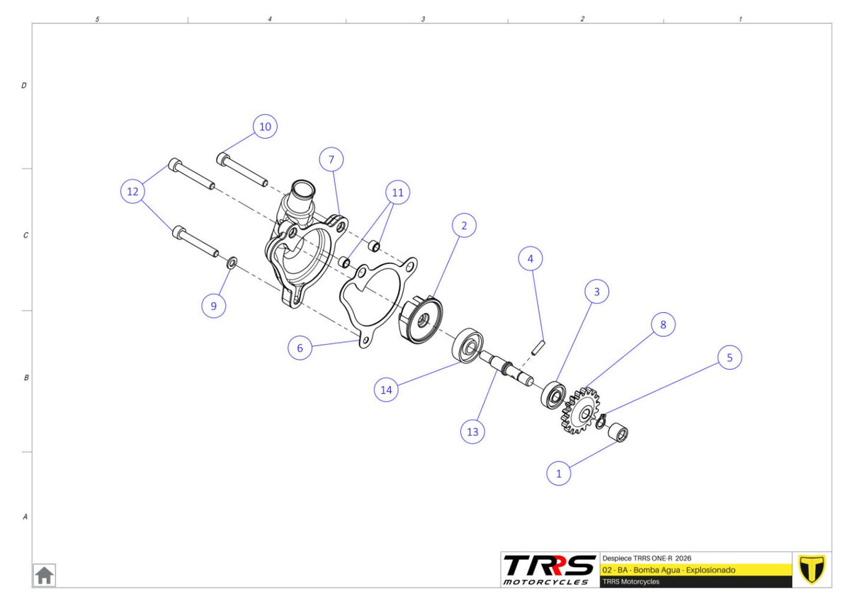 TRRS 2026 ONE R (COMPETITION) — 02MT Ūdens sūknis