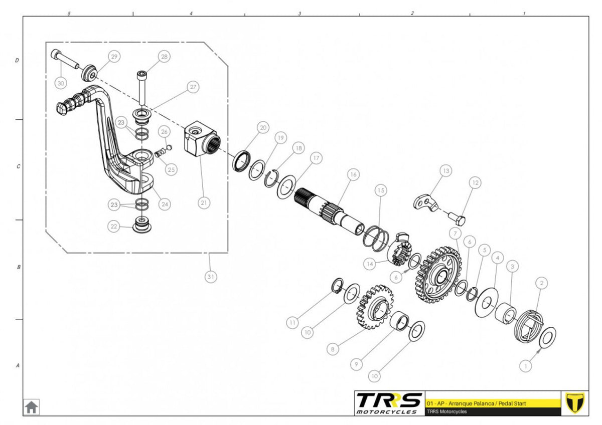 TRRS 2023 XTRACK ONE RR ELECTRIC START (COMPETITION) — 01MT Kikstarteris