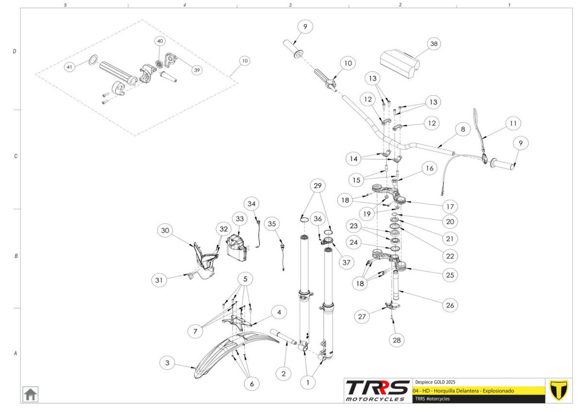 TRRS 2025 ONE GOLD — 04TR Balstiekārta