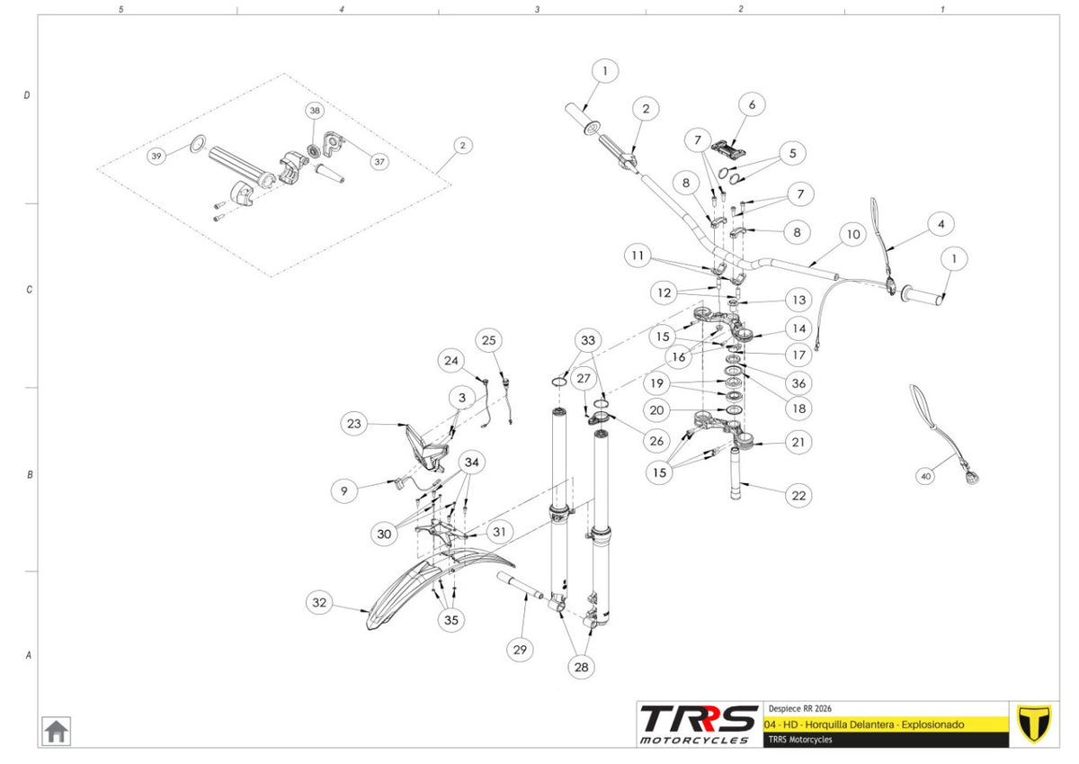 TRRS 2026 ONE RR — 04TR Balstiekārta