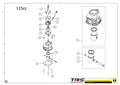 TRRS 2024 ONE RR — 07MT-125 Cilindrs un virzulis 125cc