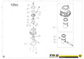 TRRS 2023 ONE RR (HOMOLOGATED) — 07MT-125 Cilindrs un virzulis 125cc