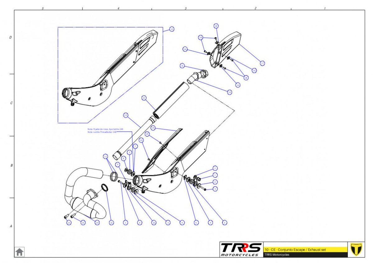 TRRS 2024 ONE RR (HOMOLOGATED) — 10TR Izpūtējs