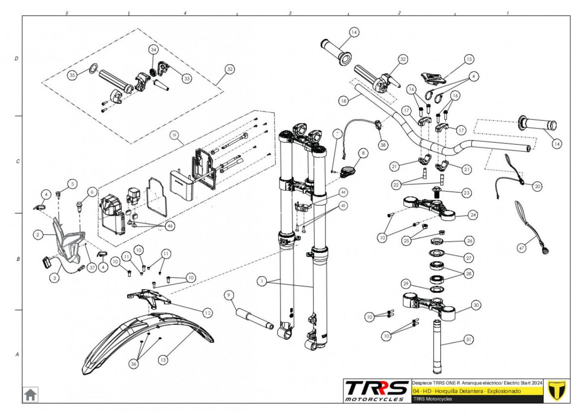 TRRS 2024 ONE R ELECTRIC START (COMPETITION) — 04TR Balstiekārta