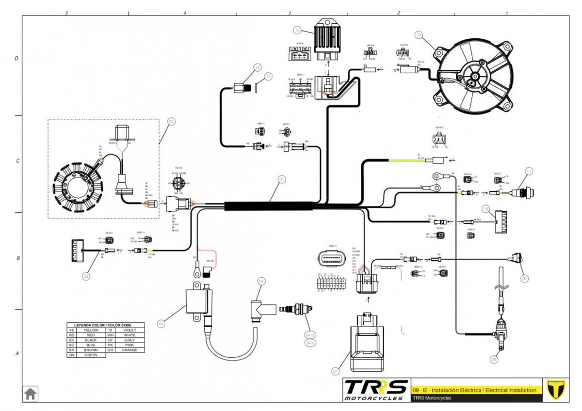 TRRS 2023 XTRACK ONE RR (COMPETITION) — 09TR Elektroinstalācija