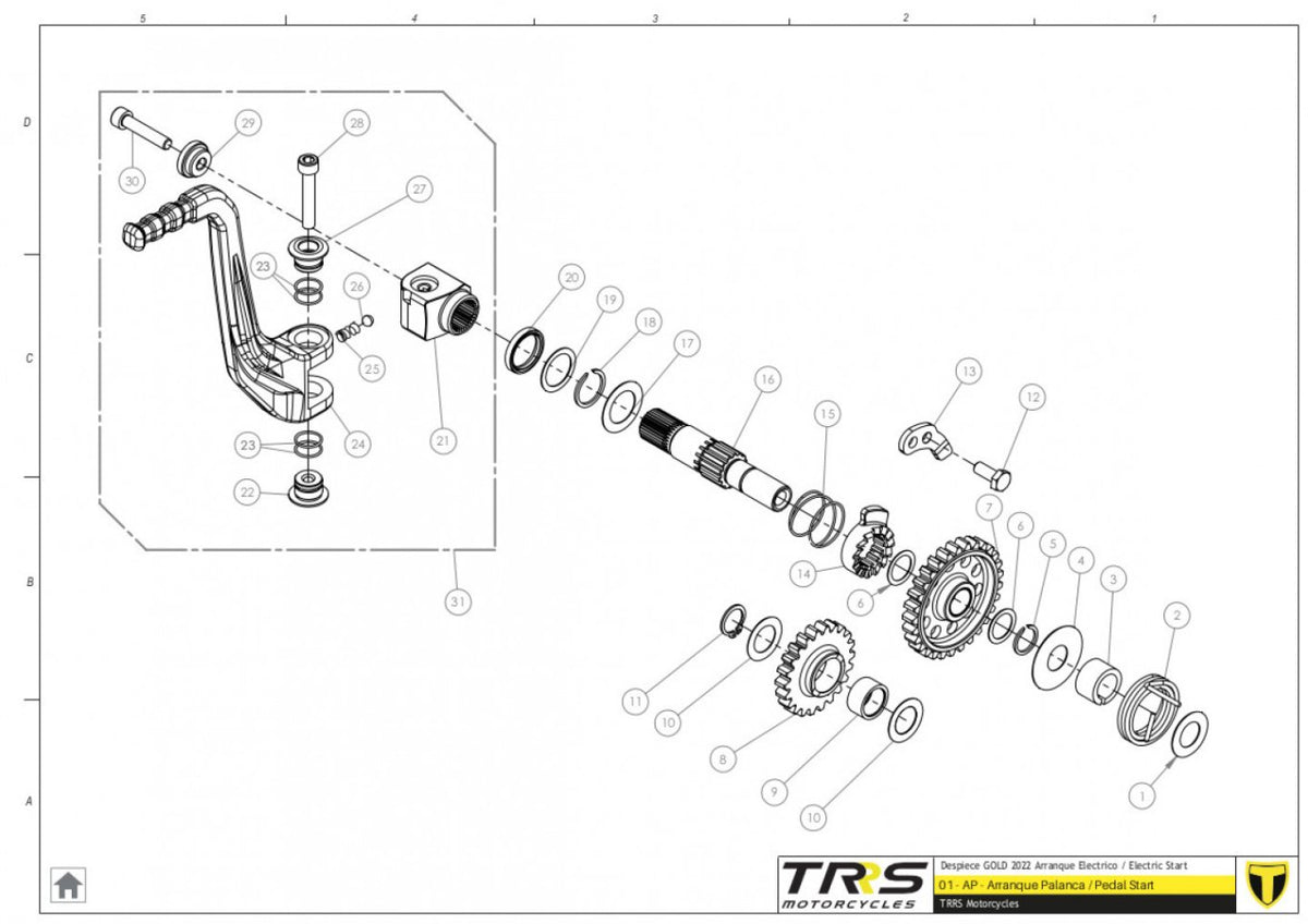 TRRS 2023 ONE GOLD ELECTRIC START — 01MT Kikstarteris