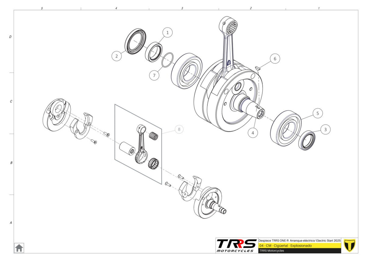 TRRS 2025 ONE R ELECTRIC START (COMPETITION) — 04MT Kloķvārpsta