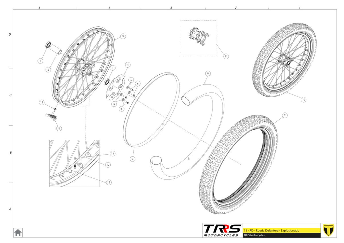 TRRS 2026 ONE — 11TR Priekšējais ritenis