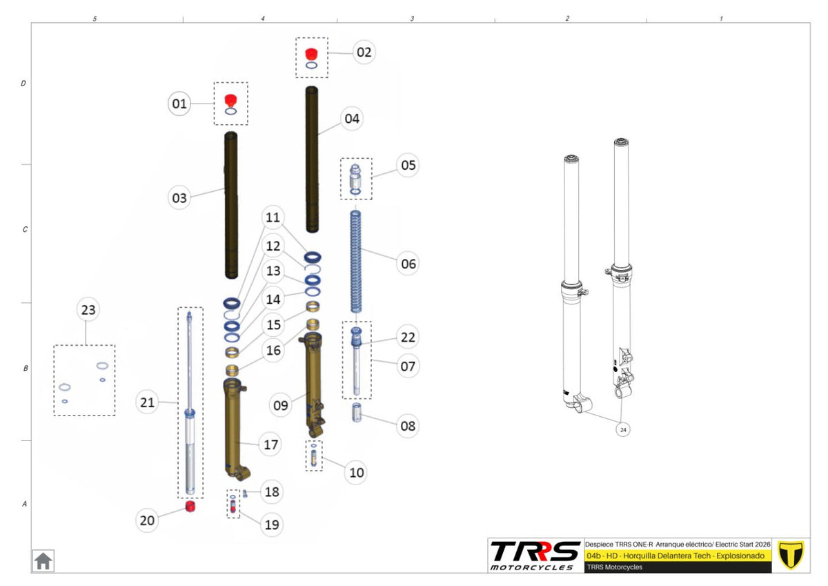 TRRS 2026 ONE R ELECTRIC START (COMPETITION) — 04BTR Balstiekārta TECH
