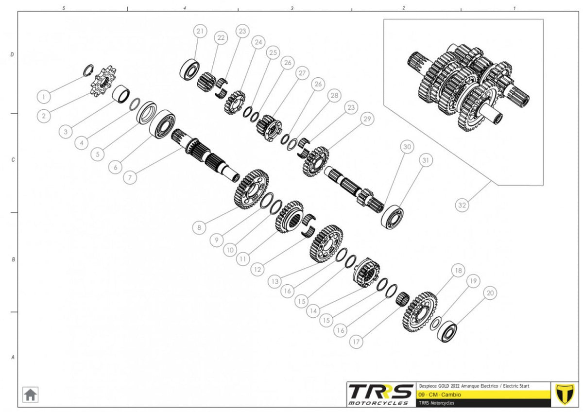 TRRS 2023 ONE GOLD ELECTRIC START — 09MT Vārpstas