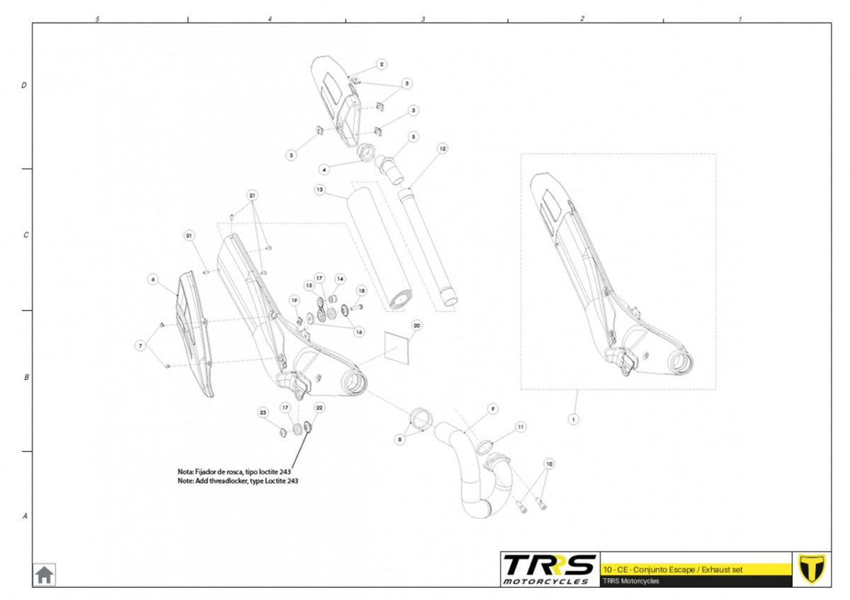 TRRS 2023 ONE RR ELECTRIC START — 10TR Izpūtējs