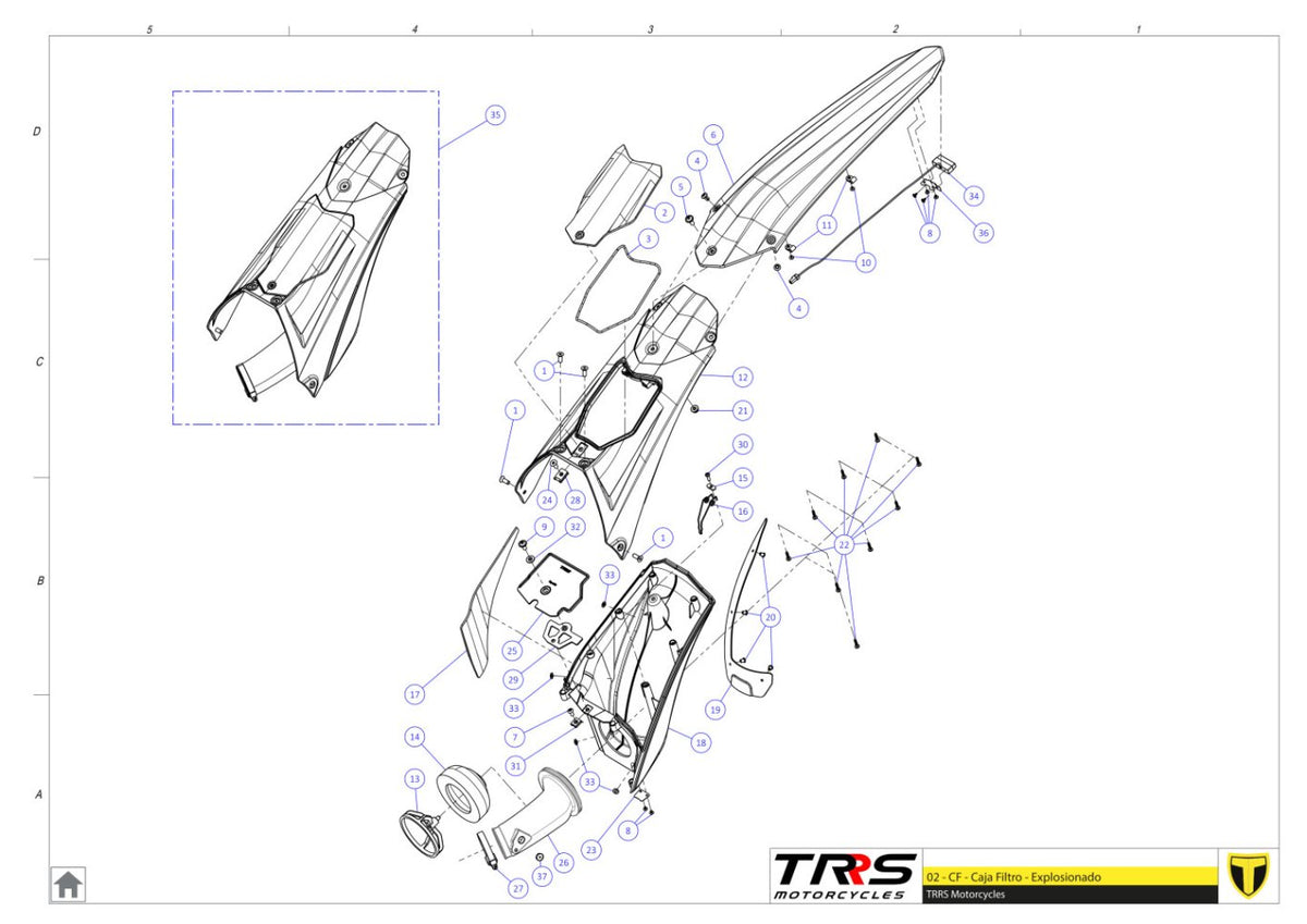 TRRS 2026 ONE — 02TR Gaisa filtra kaste