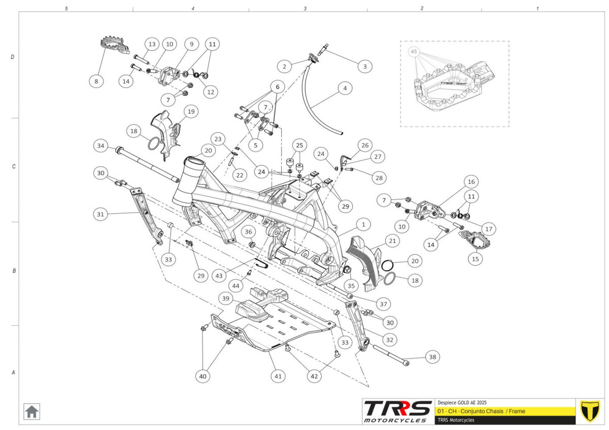 TRRS 2025 ONE GOLD ELECTRIC START (INJECTION) — 01TR Rāmis