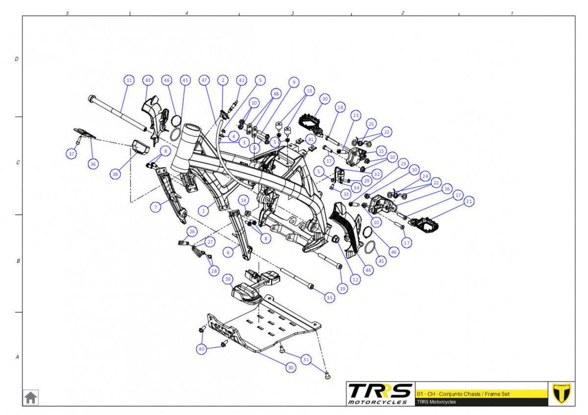 TRRS 2023 XTRACK ONE RR ELECTRIC START (COMPETITION) — 01TR Rāmis