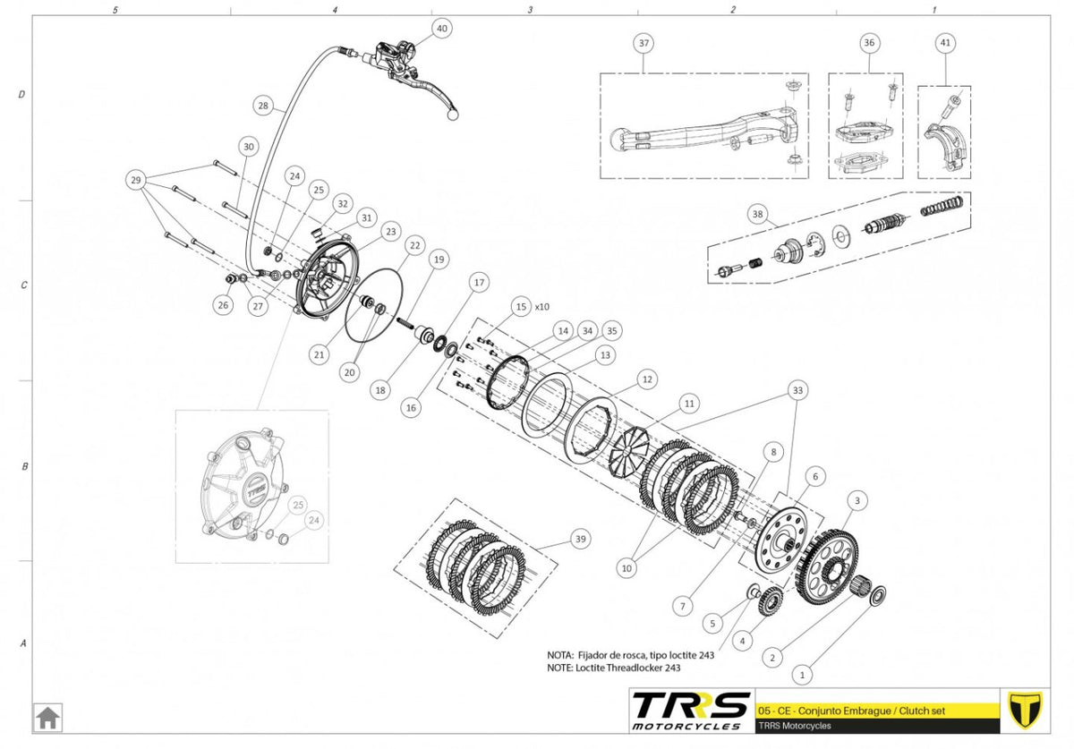 TRRS 2023 ONE RR ELECTRIC START (HOMOLOGATED) — 05MT Sajūgs