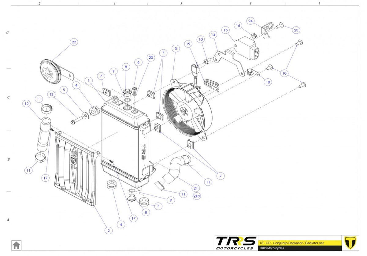 TRRS 2023 ONE RR (HOMOLOGATED) — 13TR Radiators