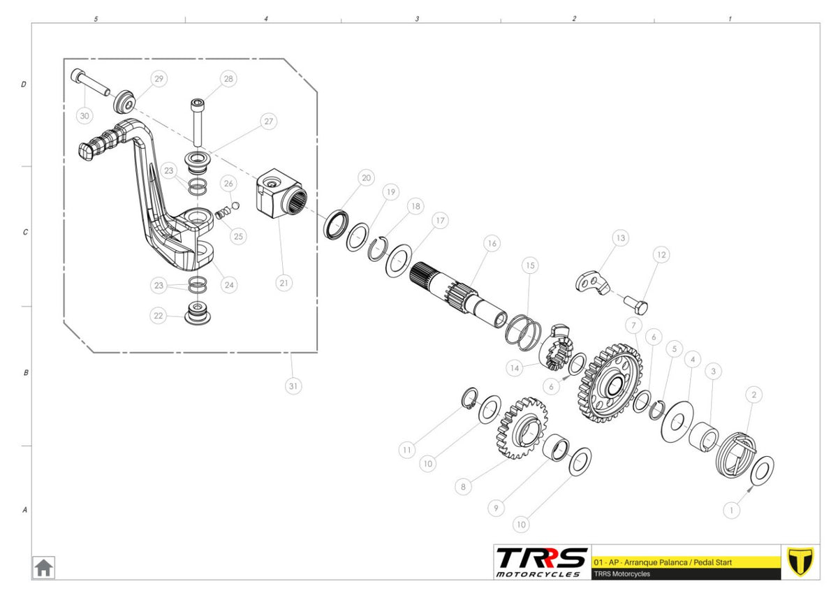 TRRS 2024 XTRACK ONE RR ELECTRIC START (HOMOLOGATED) — 01MT Kikstarteris
