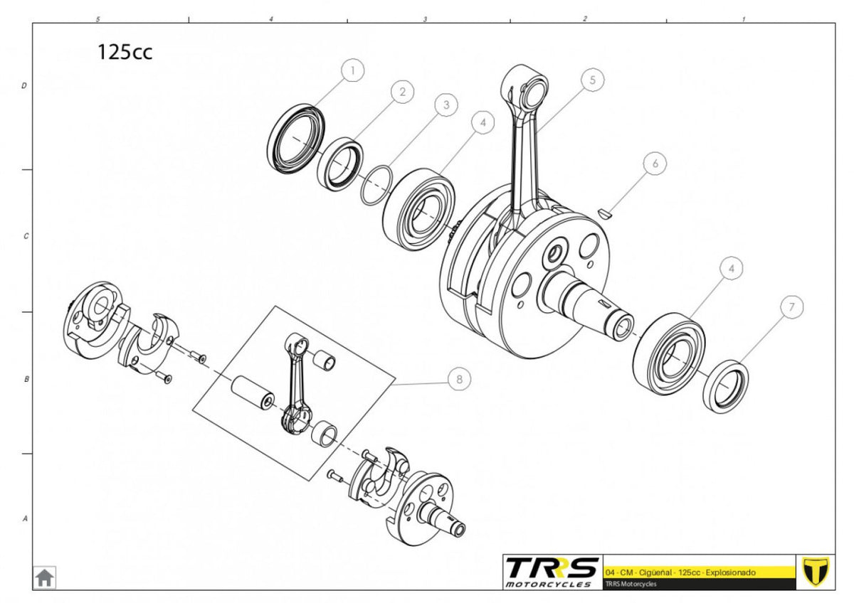 TRRS 2024 ONE — 04MT-125 Kloķvārpsta 125cc