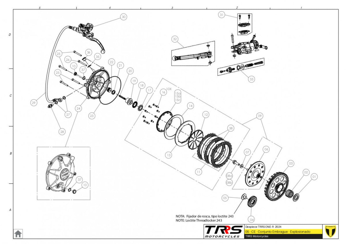 TRRS 2024 ONE R (COMPETITION) — 05MT Sajūgs