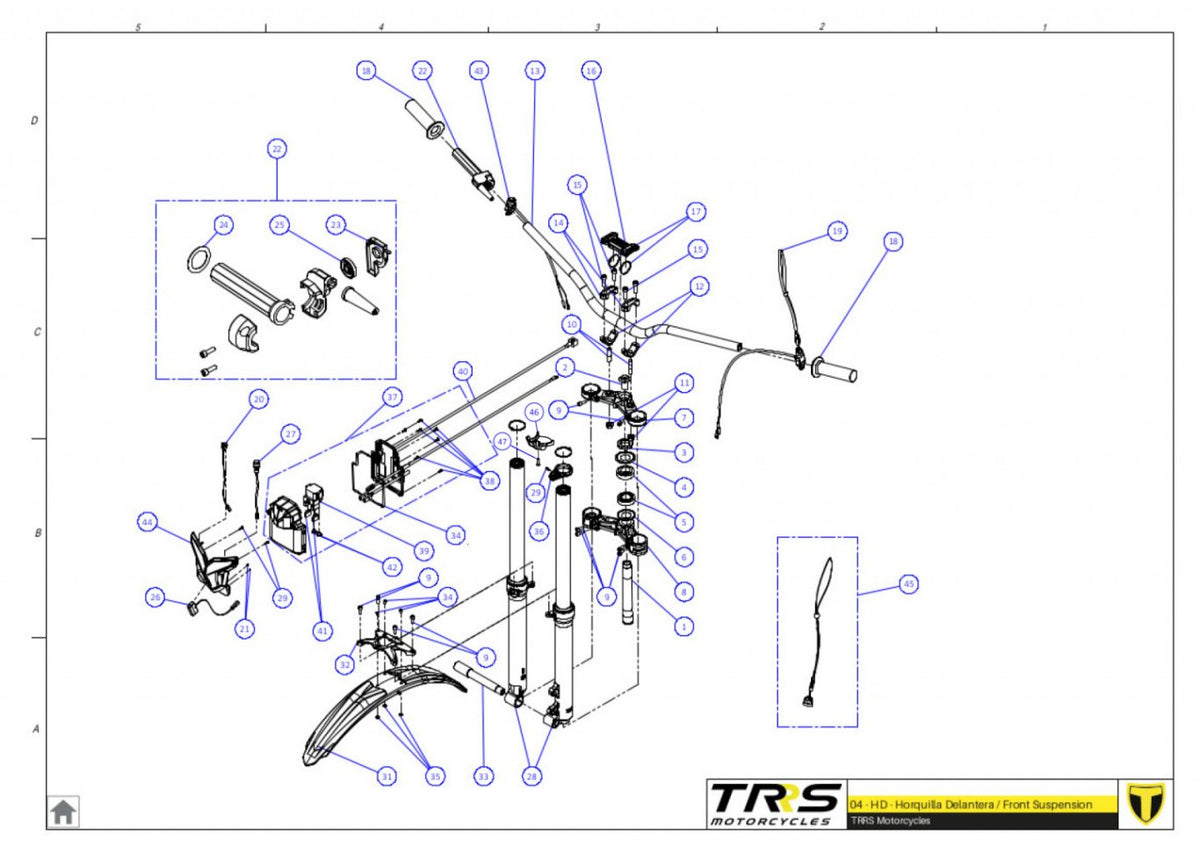 TRRS 2023 ONE RR ELECTRIC START — 04TR Balstiekārta