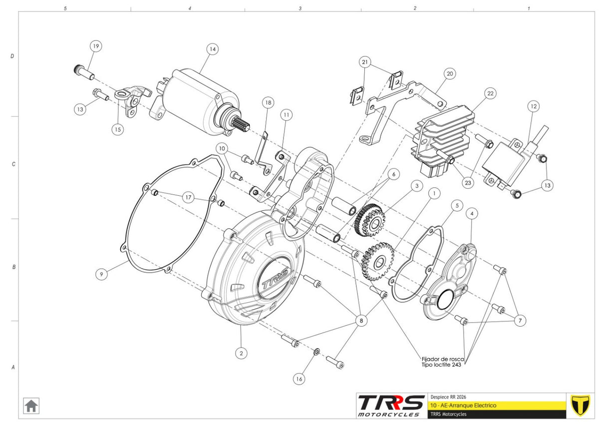 TRRS 2026 ONE RR ELECTRIC START (INJECTION) — 10MT Elektrostarteris