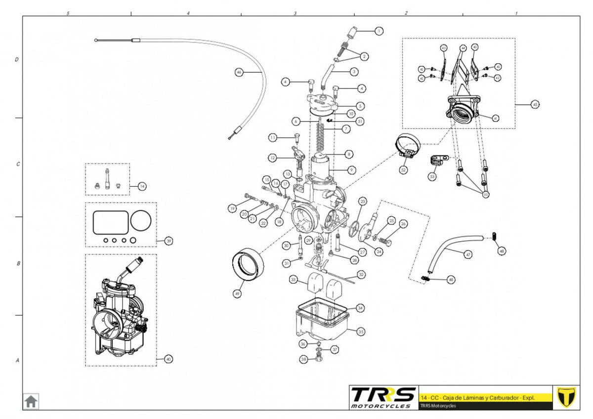 TRRS 2024 XTRACK ONE ELECTRIC START — 14TR Karburators