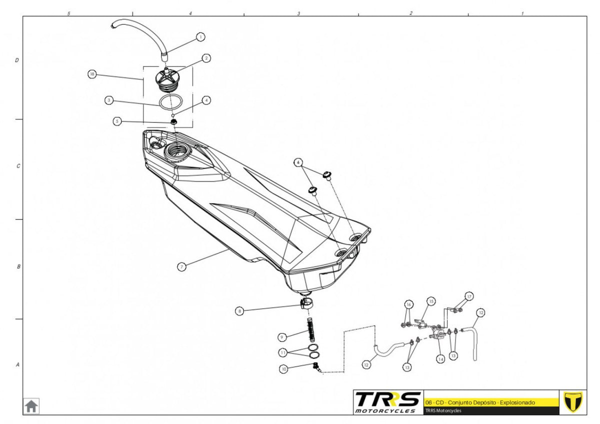 TRRS 2024 ONE ELECTRIC START — 06TR Degvielas tvertne