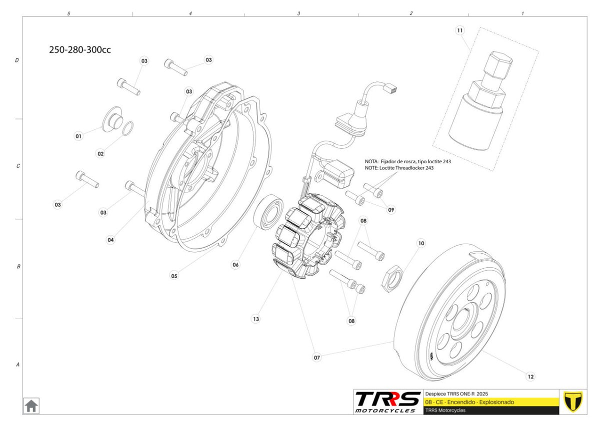 TRRS 2025 ONE R (COMPETITION) — 08MT Aizdedze