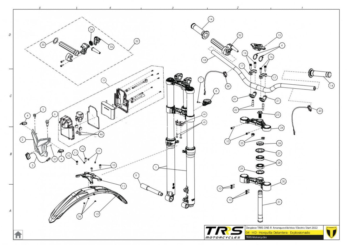 TRRS 2023 ONE R ELECTRIC START (COMPETITION) — 04TR Balstiekārta
